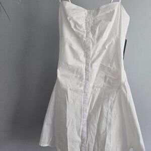 NWT white mini dress